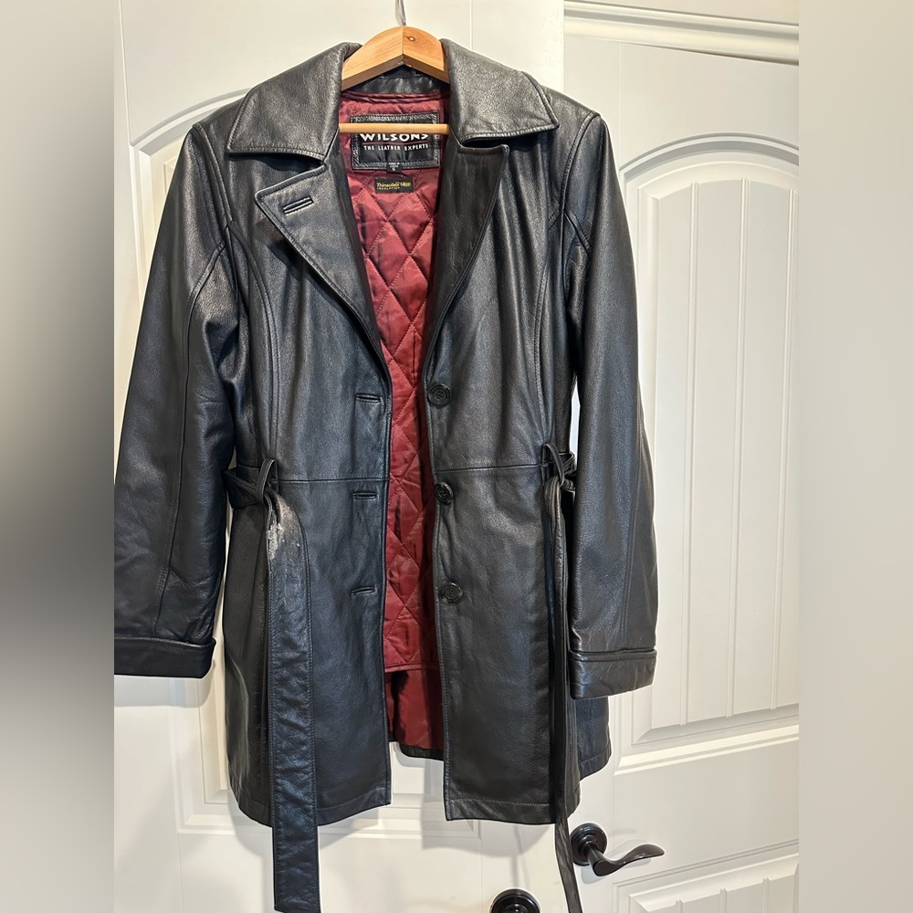 Wilsons leather jacket. Small